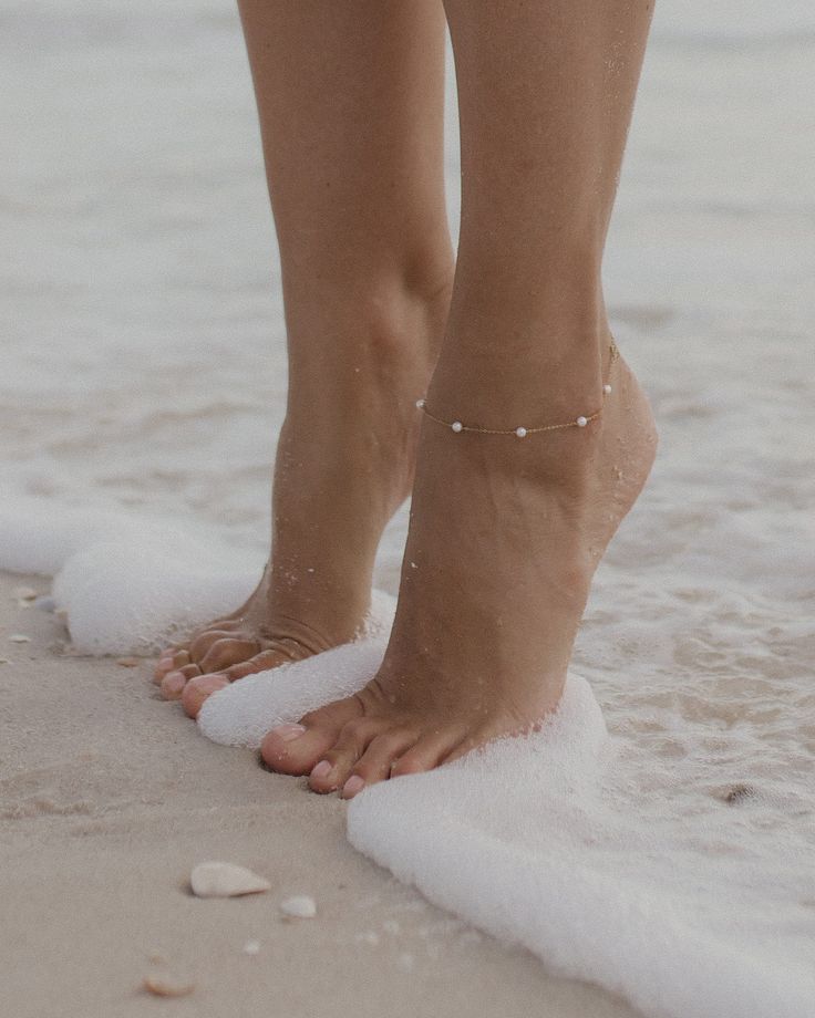 CALI Parel Anklet | Goud