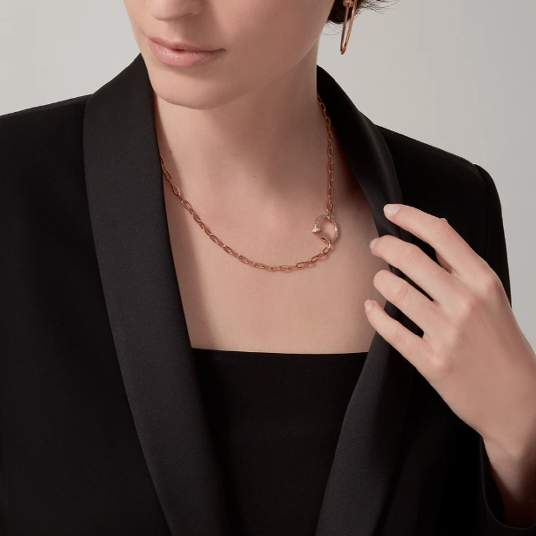 ASH MADELIJN Ketting | Diamant Roségoud