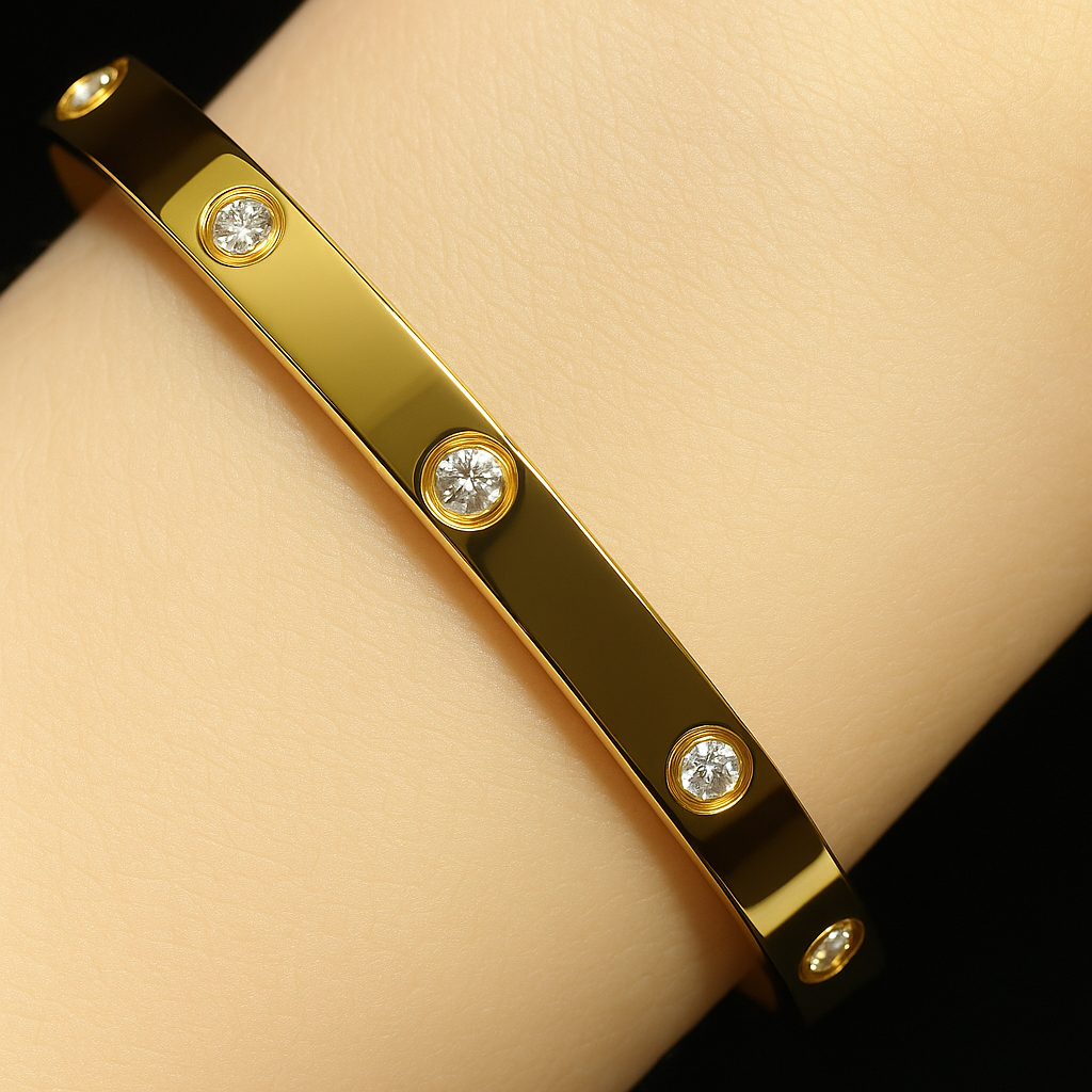 FINET Luxe Armband met Zirkoon