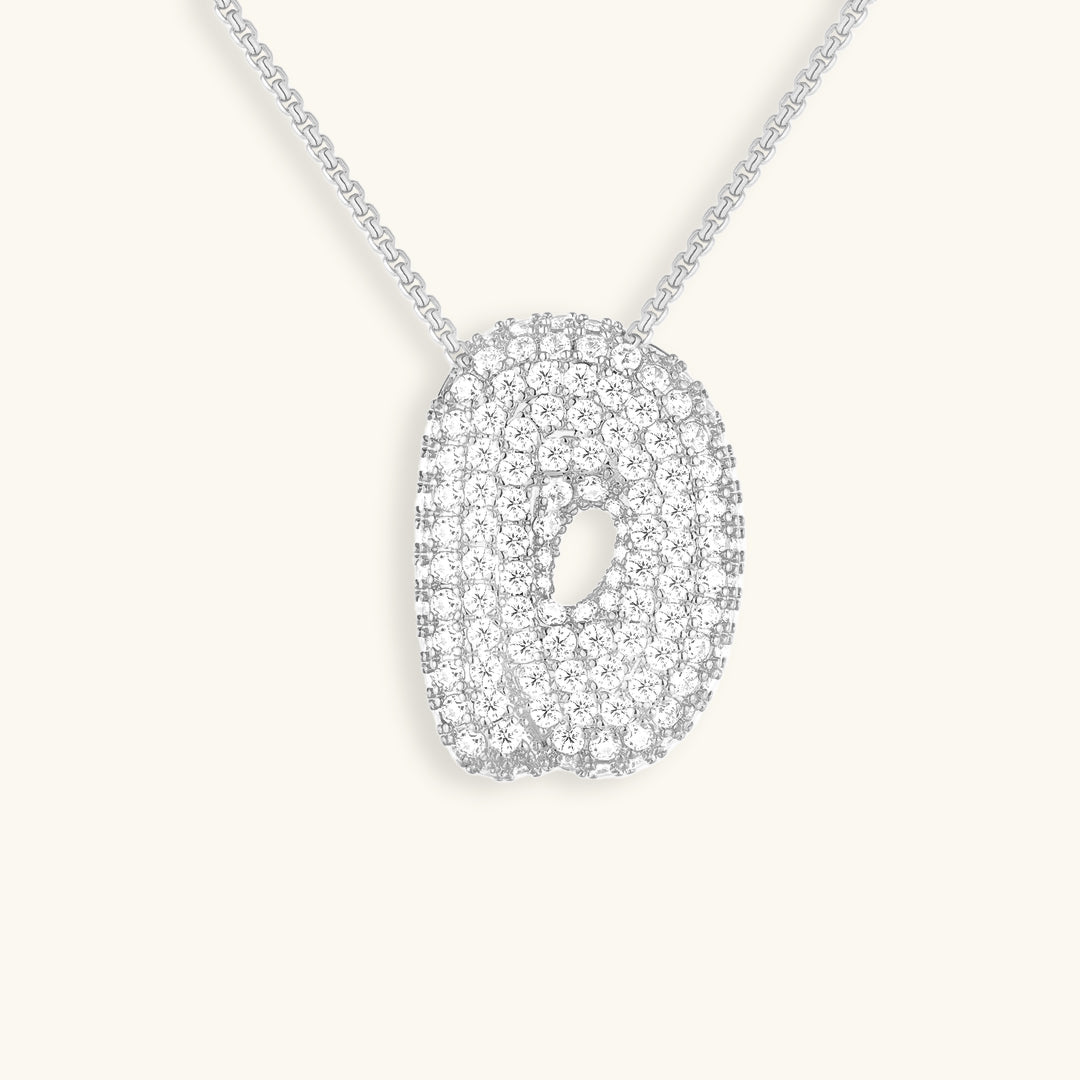 BUBBLE | Initiaal Diamant Ketting