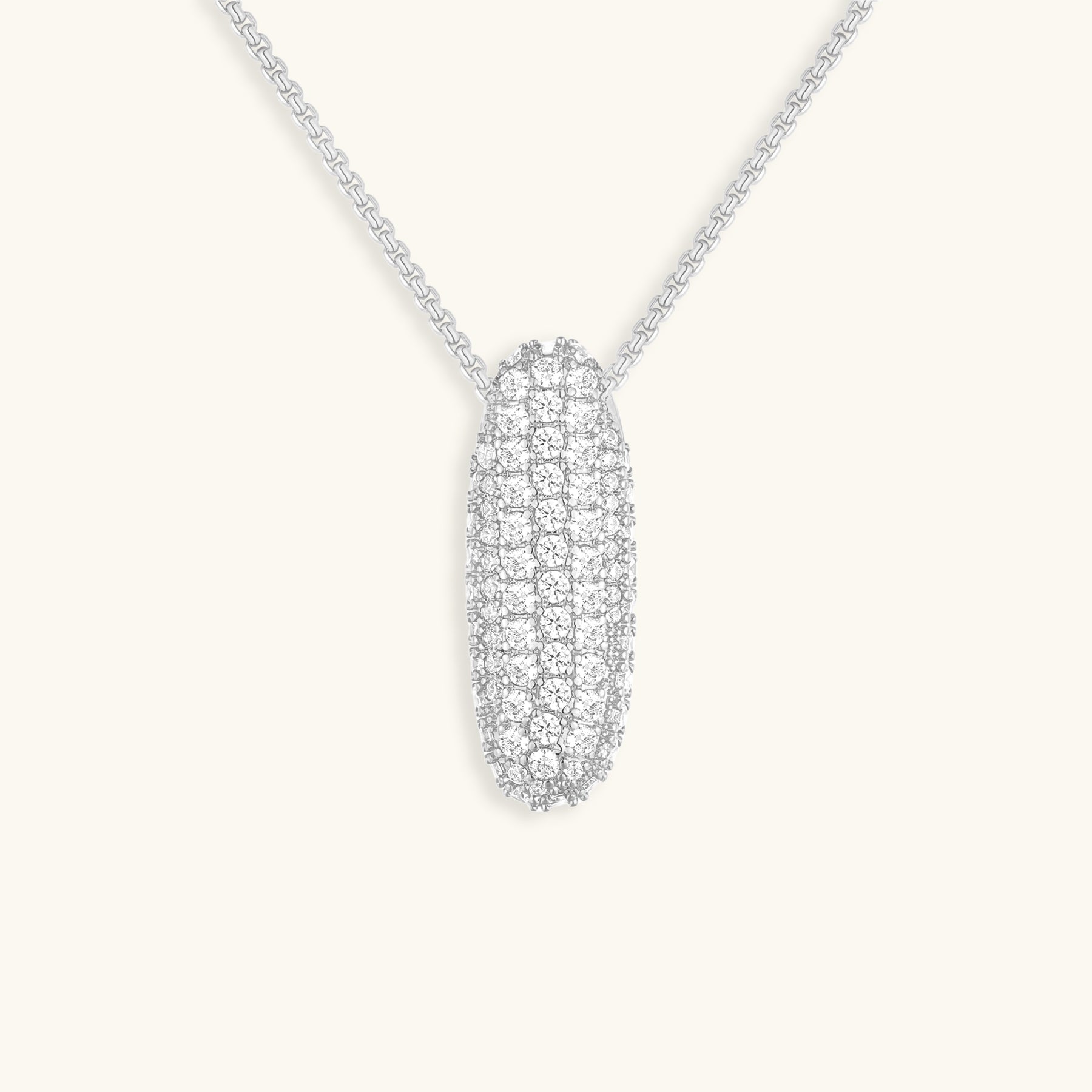 BUBBLE | Initiaal Diamant Ketting