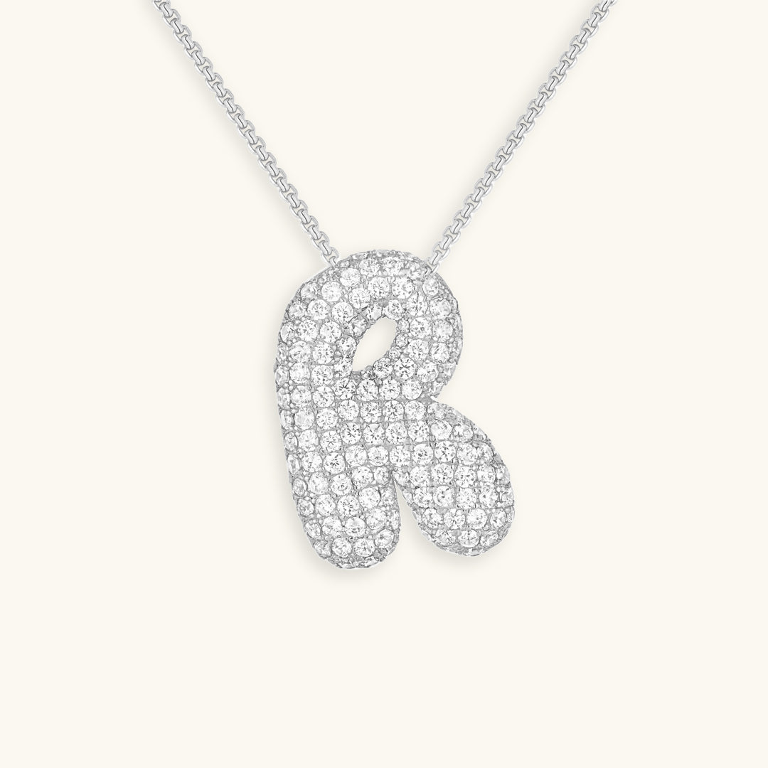 BUBBLE | Initiaal Diamant Ketting