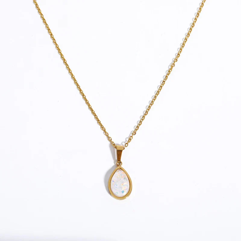 OCEAN Druppels Ketting | Goud