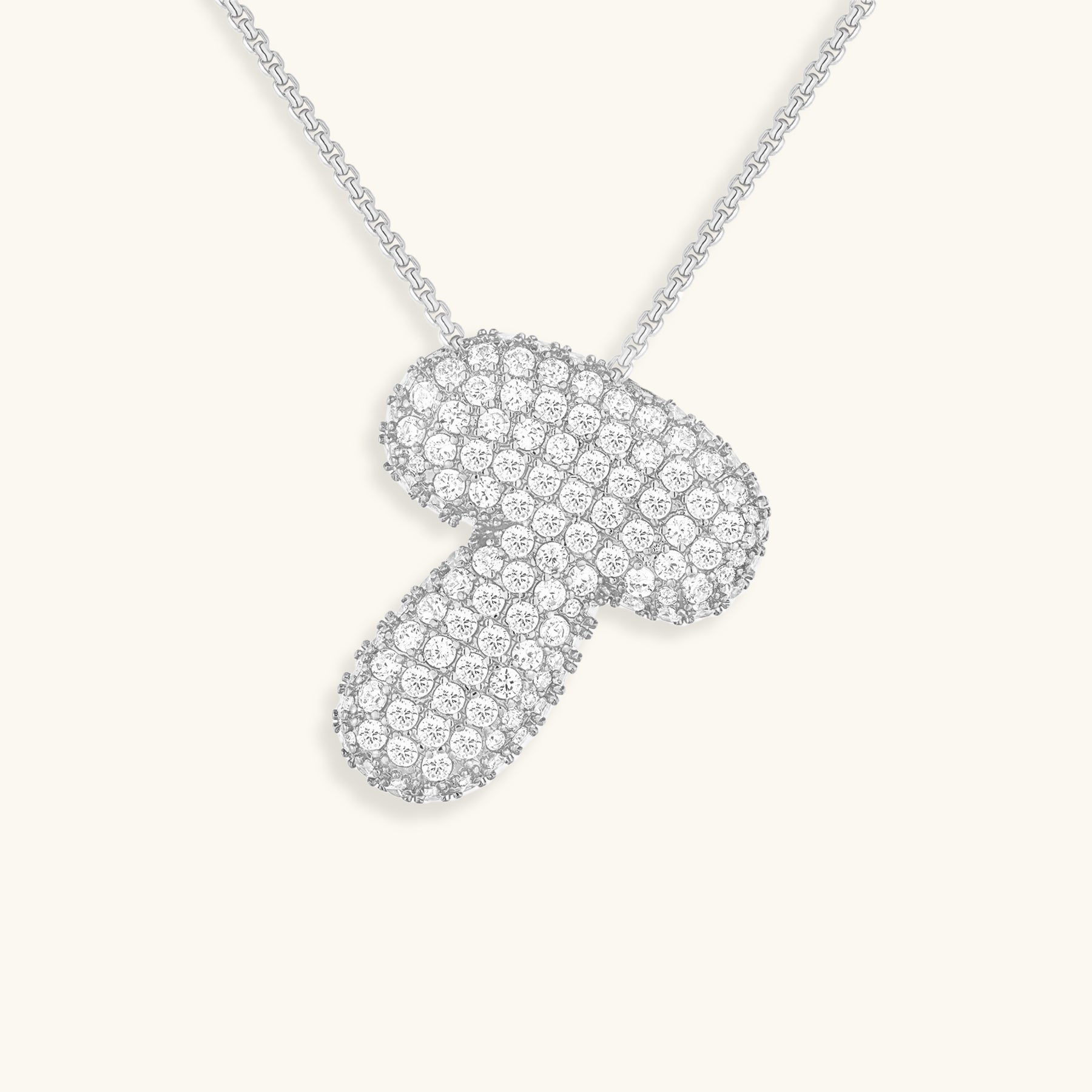 BUBBLE | Initiaal Diamant Ketting