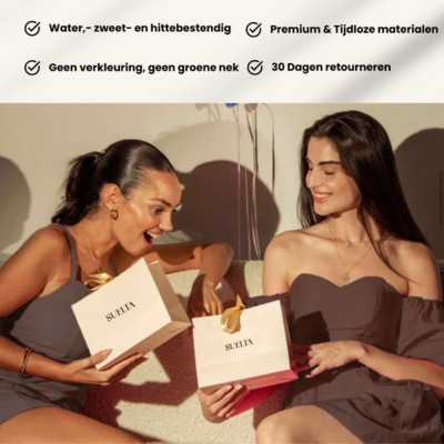 LANEY Gouden Parelketting