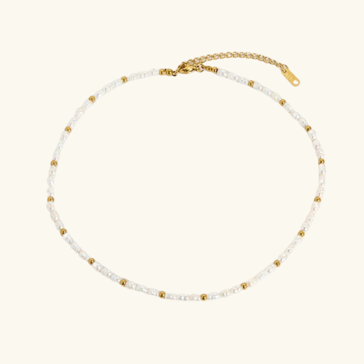 Aloha Pearl and Gold Choker