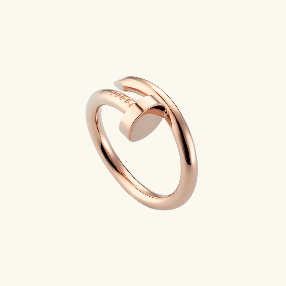 SPIJKER Ring | Roségoud