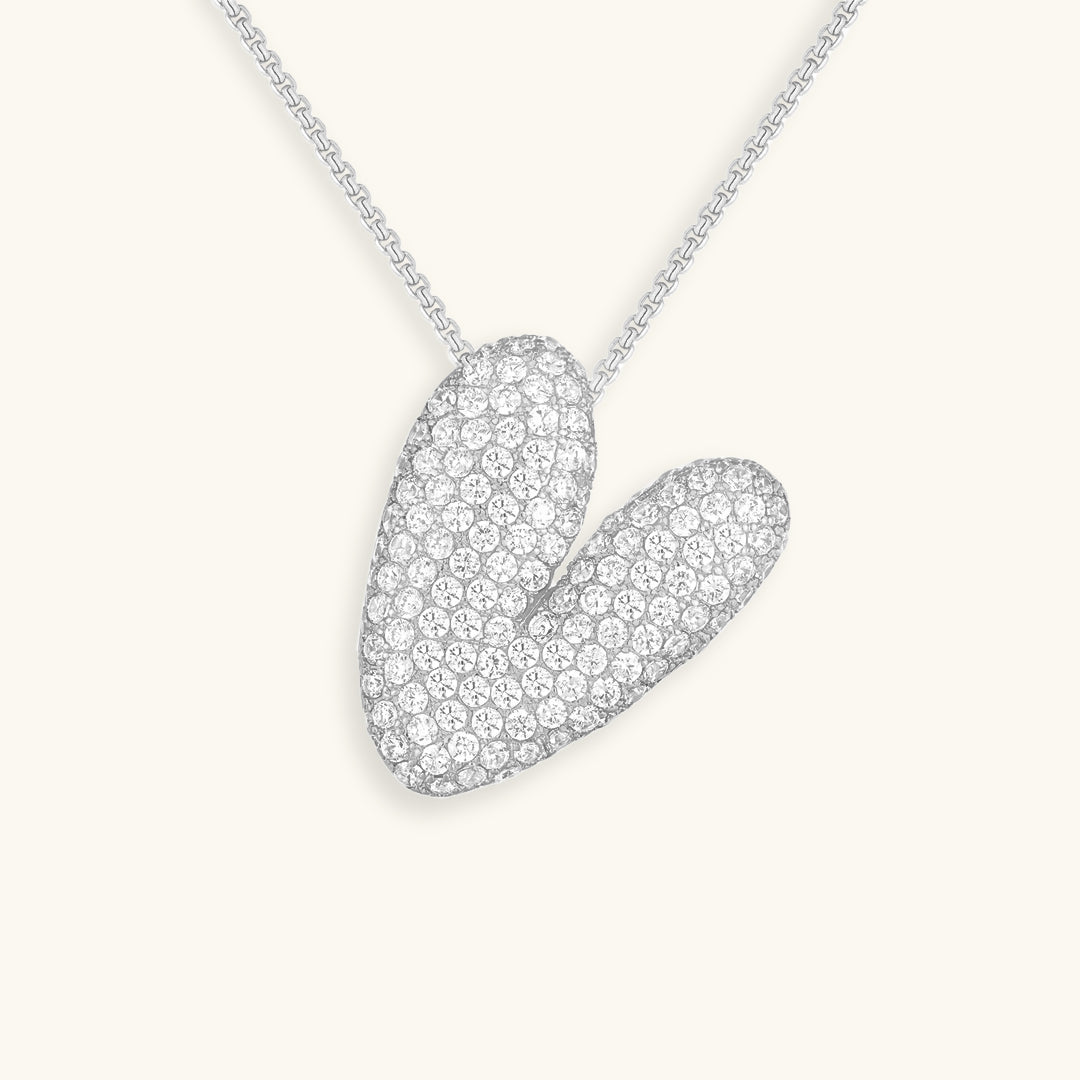 BUBBLE | Initiaal Diamant Ketting